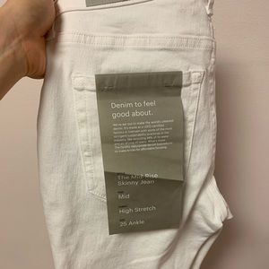 Everlane ankle skinny jeans brand new size 25